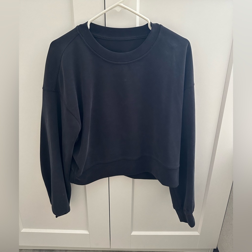 Lululemon softstreme perfectly oversized cropped crew